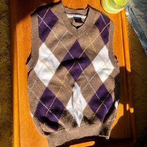 babyGAP Diamond Knit Sweater Vest 3T